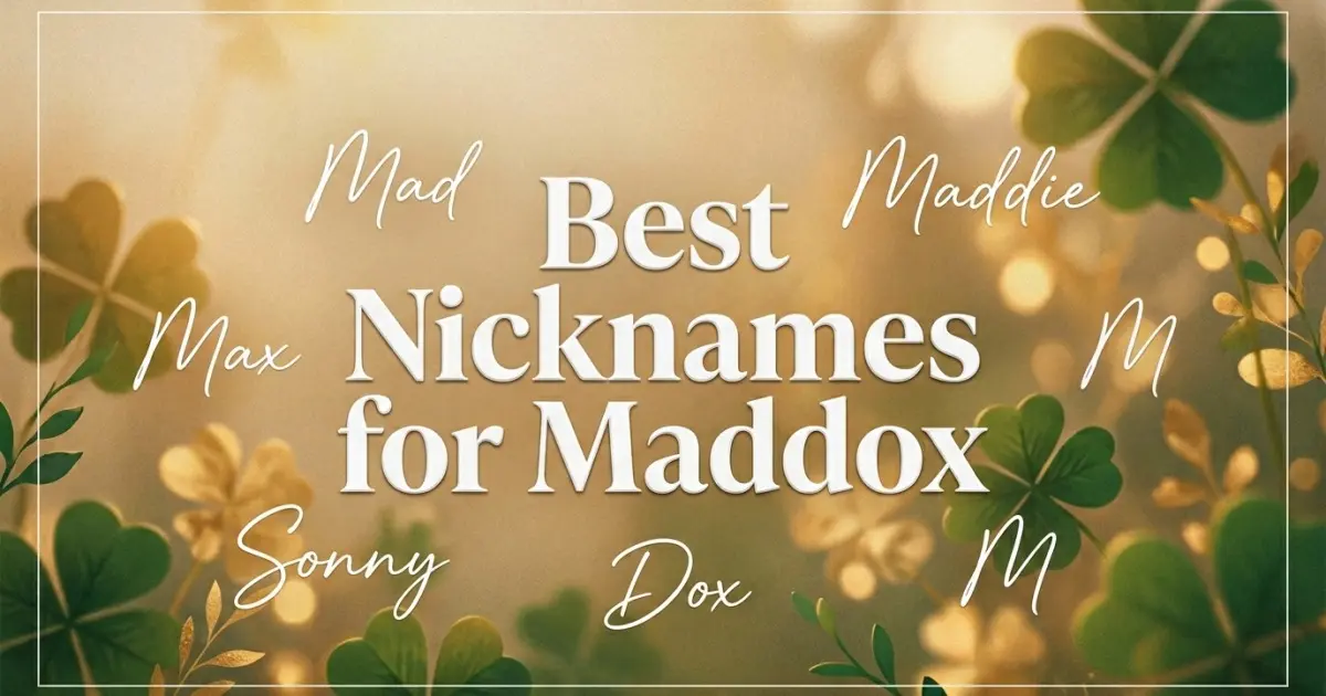 Nicknames for Maddox