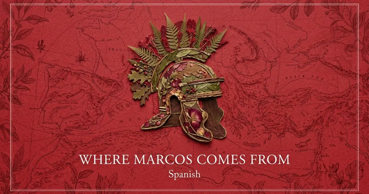 The name Marcos comes from: Spanish