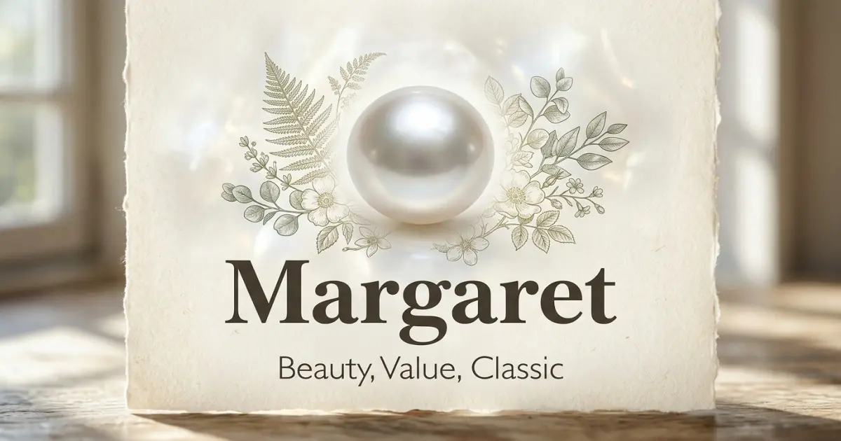Margaret meaning themes: beauty, value, classic