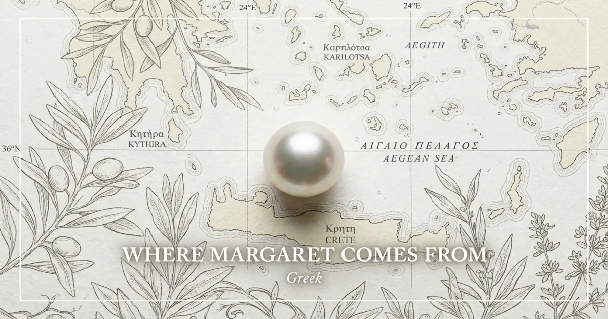 The name Margaret comes from: Greek