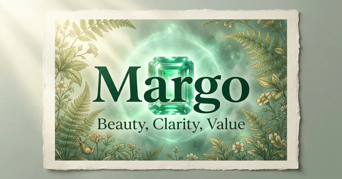 Margo meaning themes: beauty, clarity, value