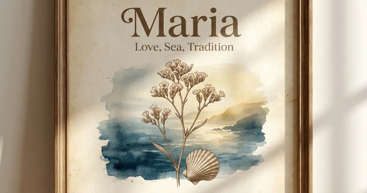 Maria meaning themes: love, sea, tradition