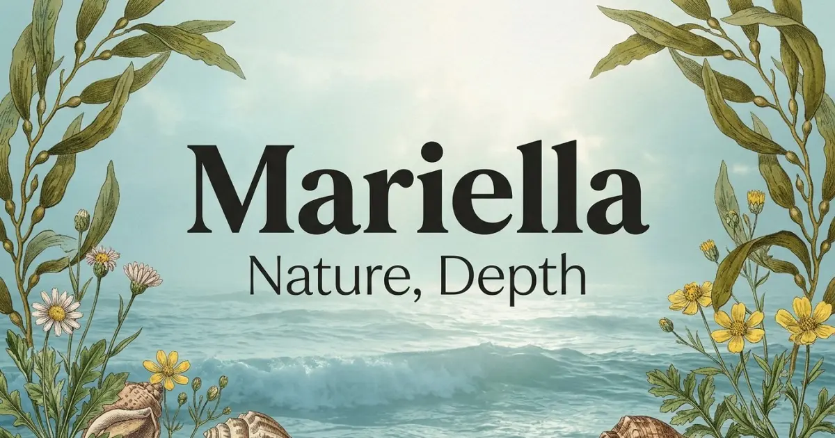 Mariella meaning themes: nature, depth