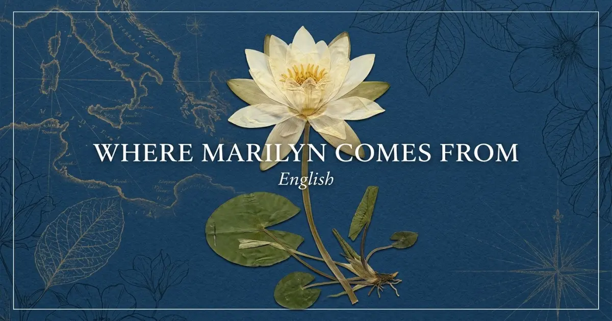 The name Marilyn comes from: English