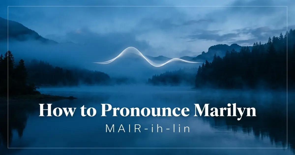 How to pronounce Marilyn