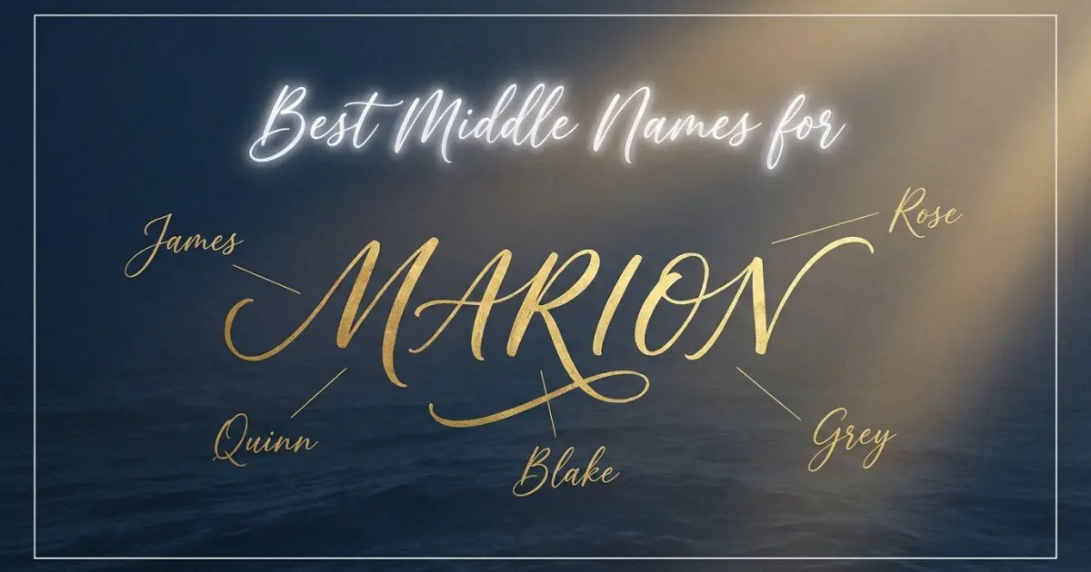 Best middle names for Marion