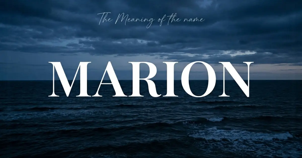 Marion name meaning