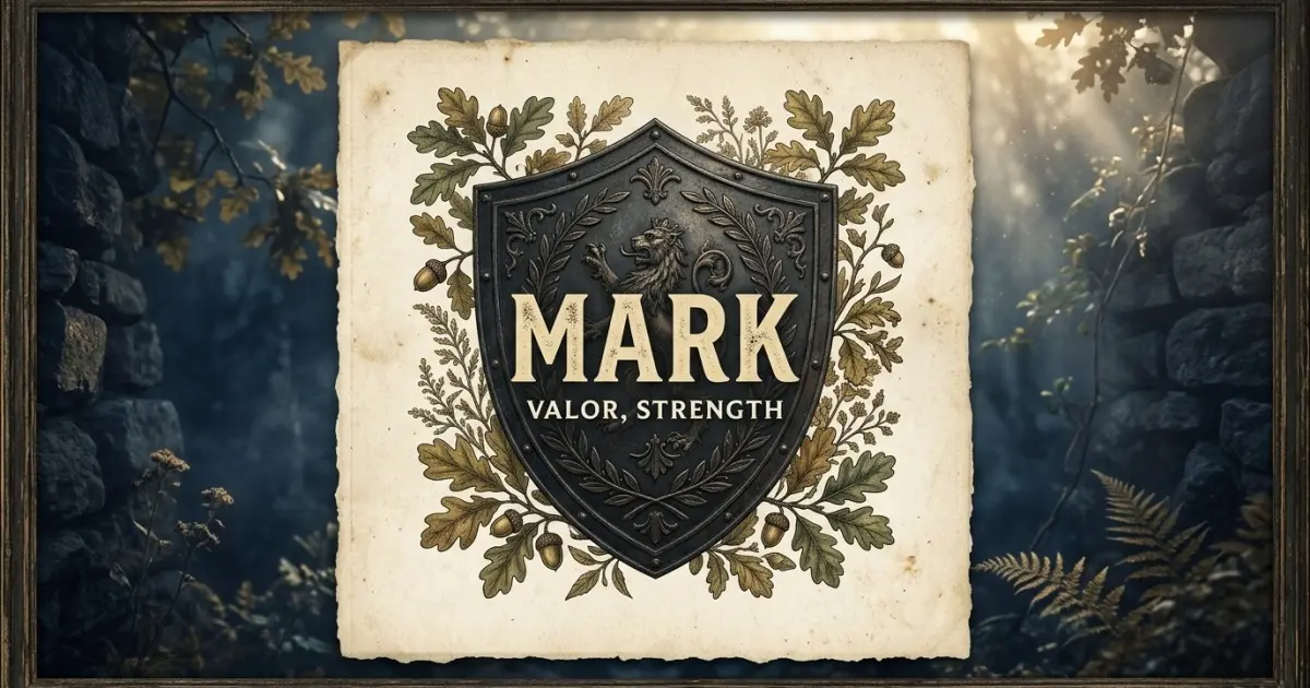 Mark meaning themes: valor, strength