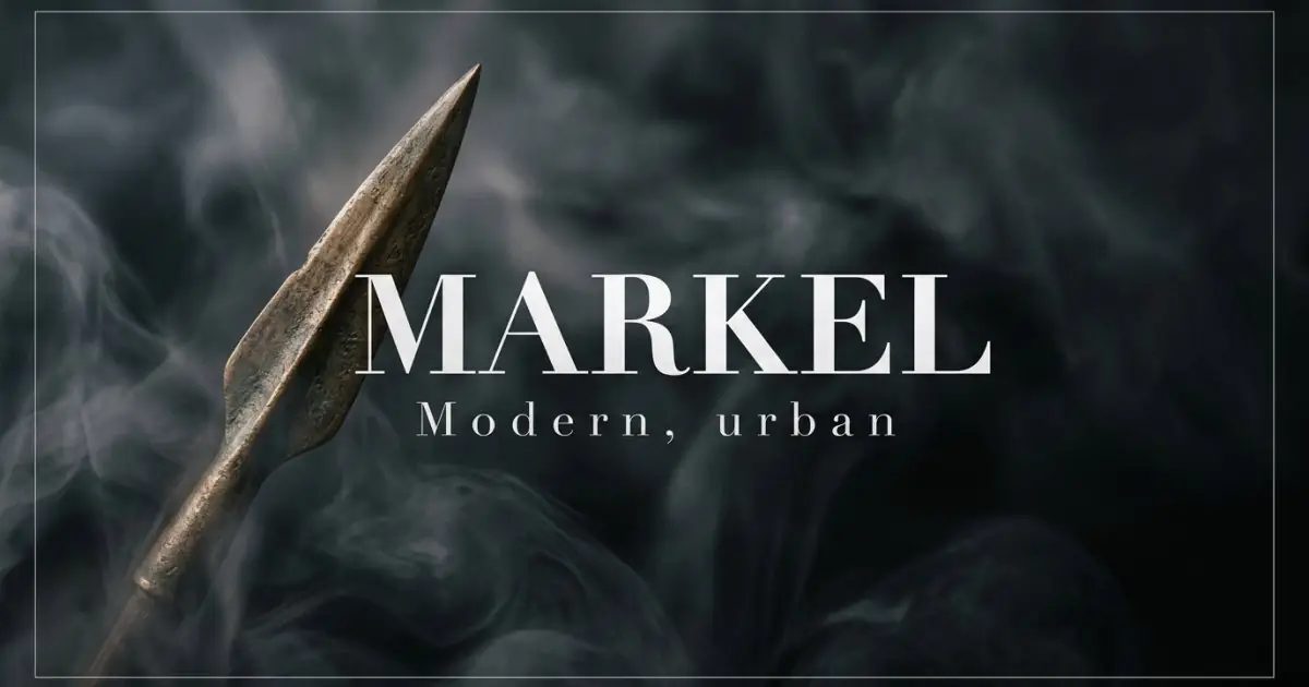 Markel name vibe: Modern, urban