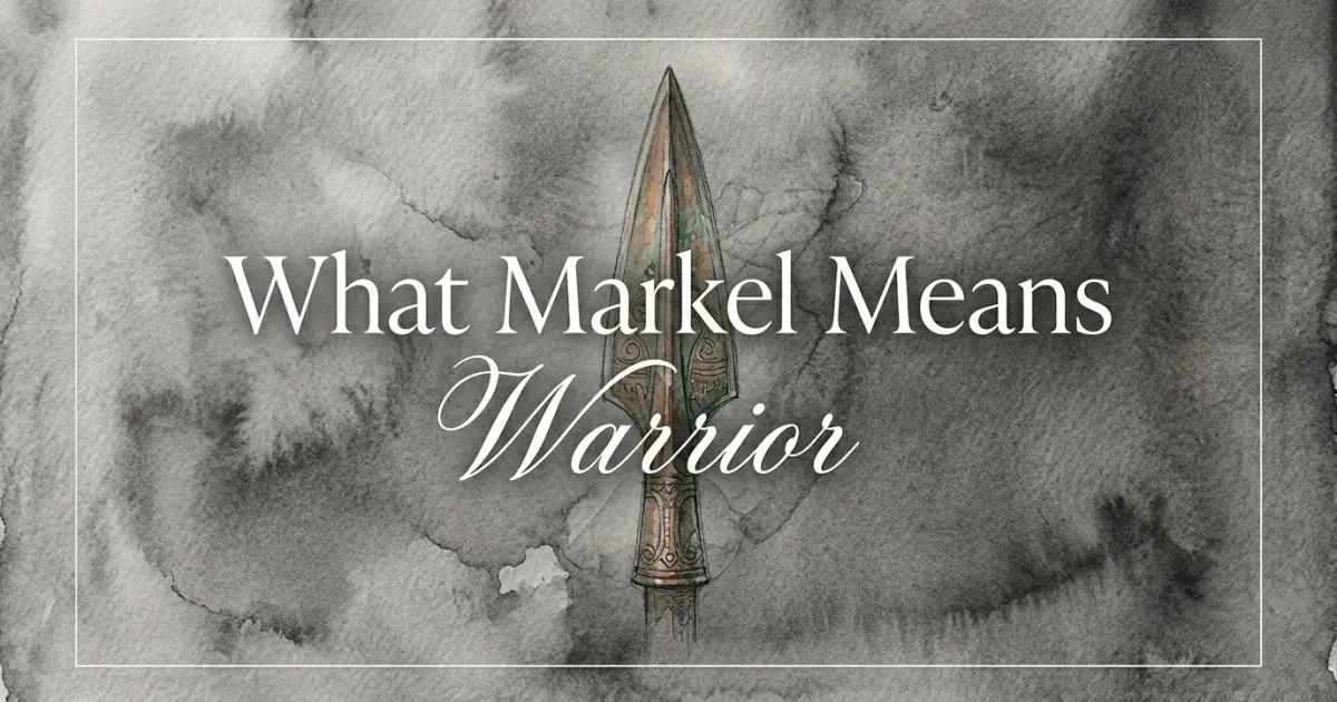 Markel name meaning Warrior