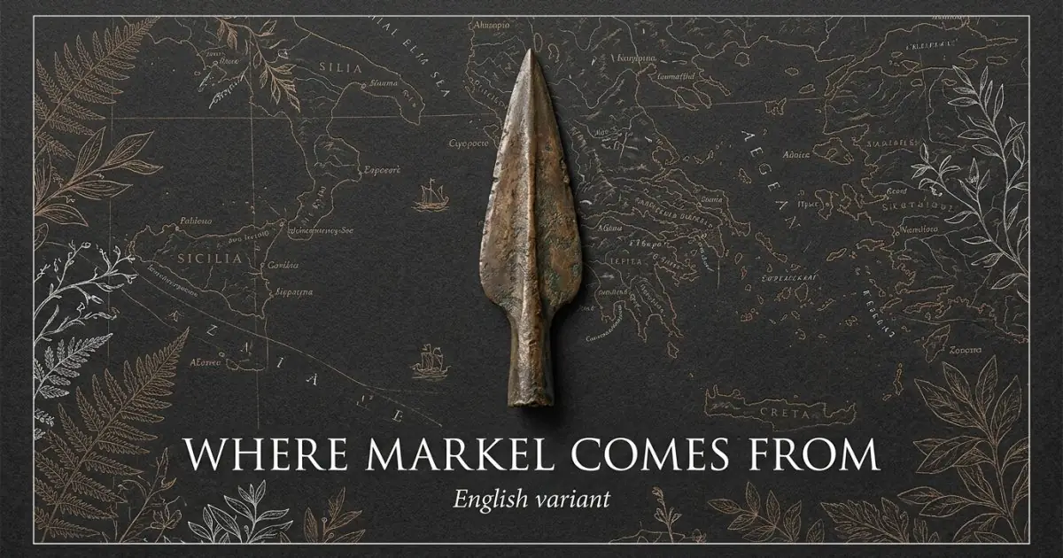 The name Markel comes from: English variant