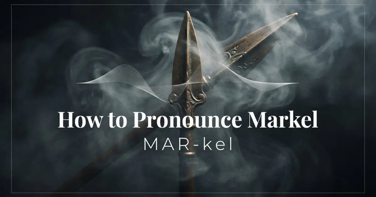 How to pronounce Markel