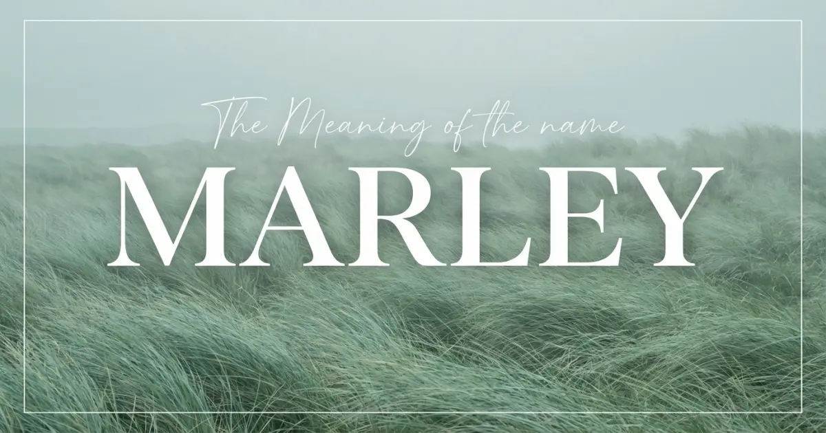 Marley name meaning