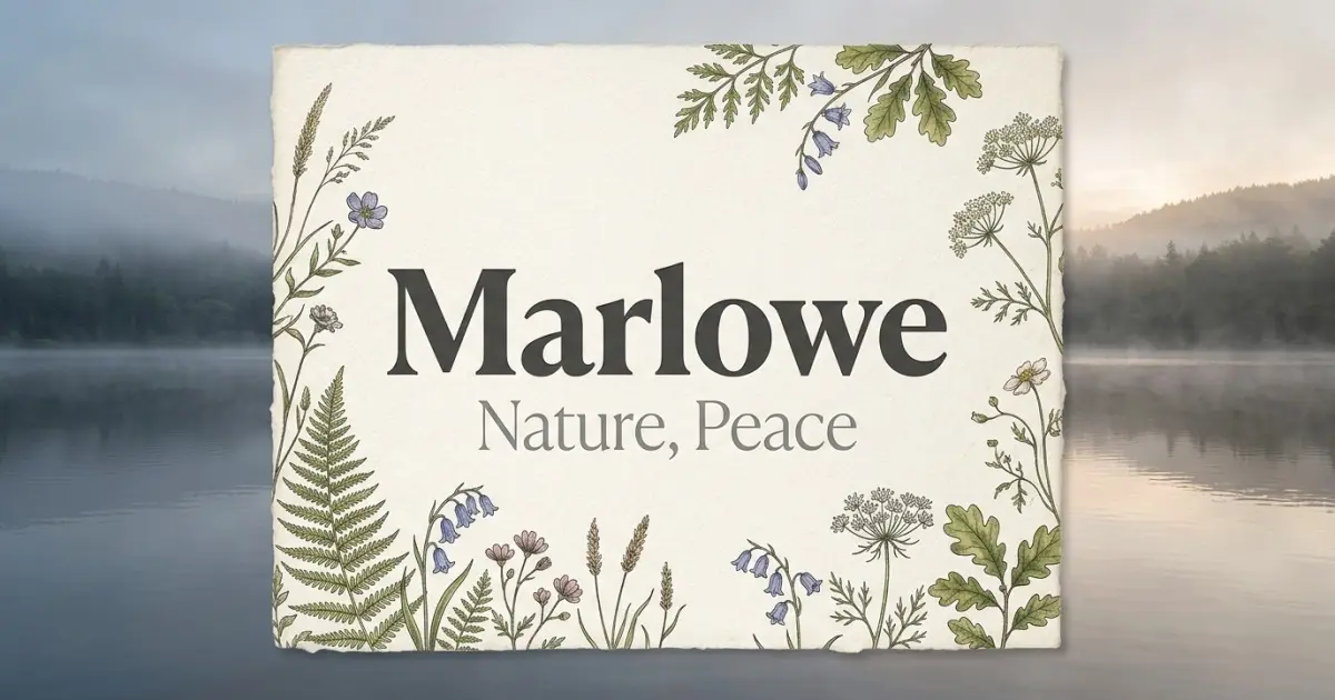 Marlowe meaning themes: nature, peace