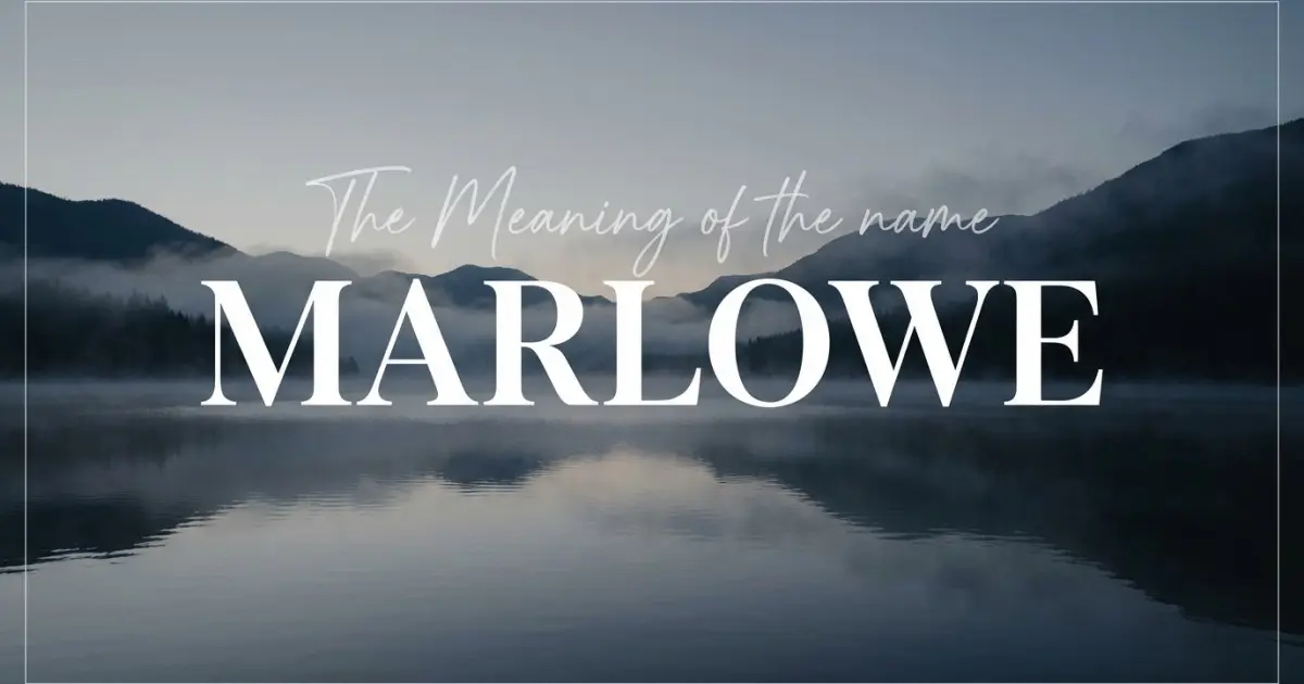 Marlowe name meaning