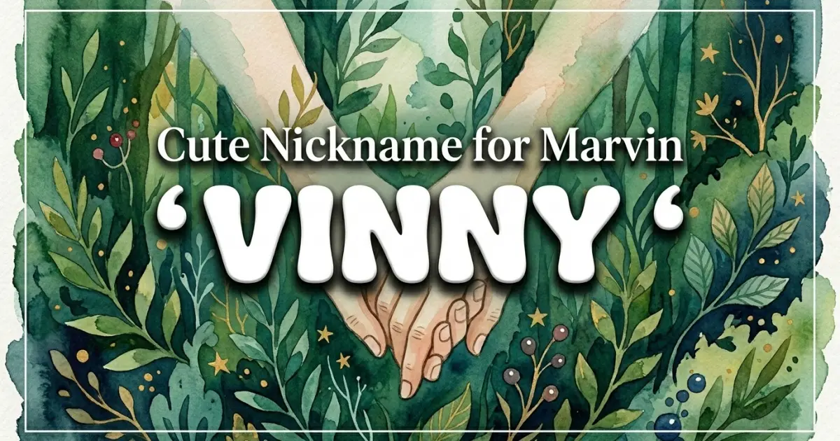 Cute nickname for Marvin: Vinny