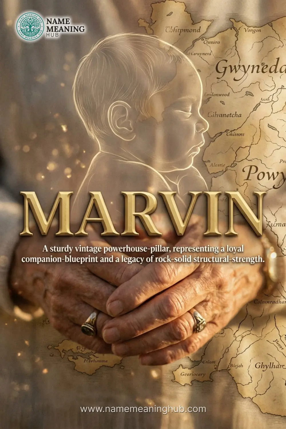 Meaning of the name Marvin: A sturdy vintage powerhouse-pillar, representing a loyal companion-blueprint and a legacy of rock-solid structural-strength.