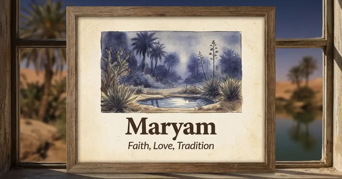 Maryam meaning themes: faith, love, tradition