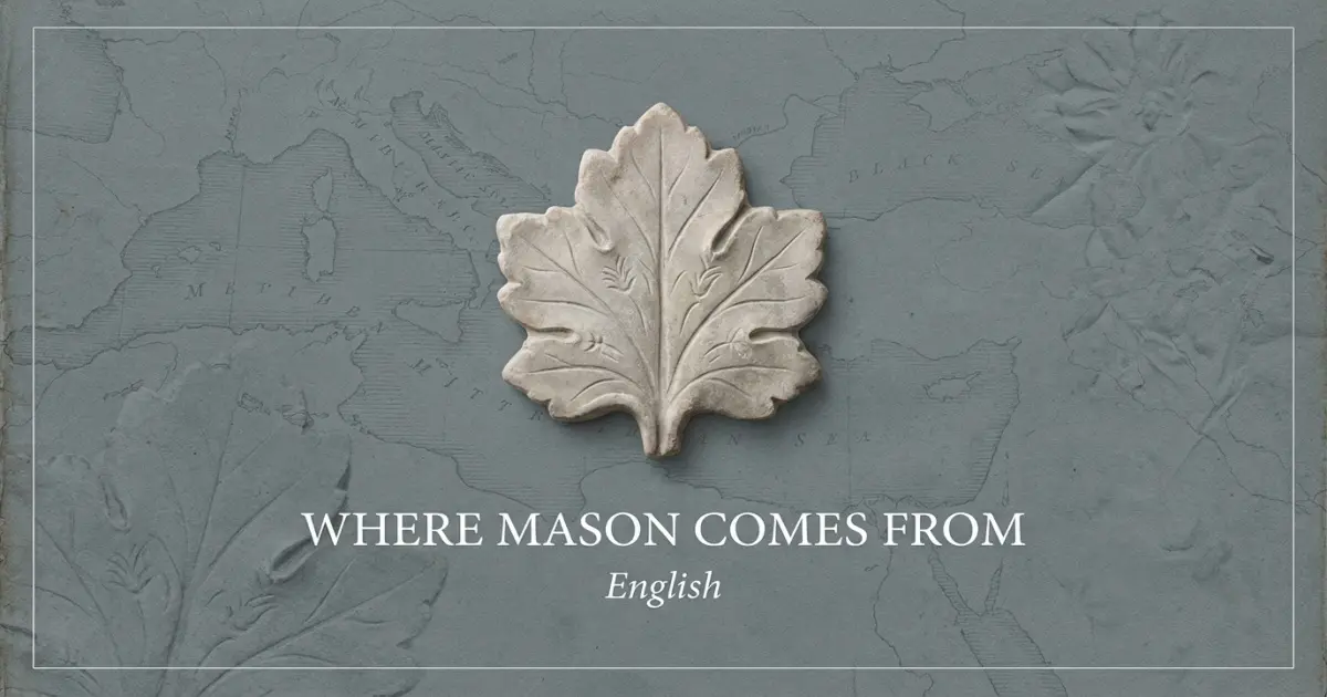 Where Mason Comes From