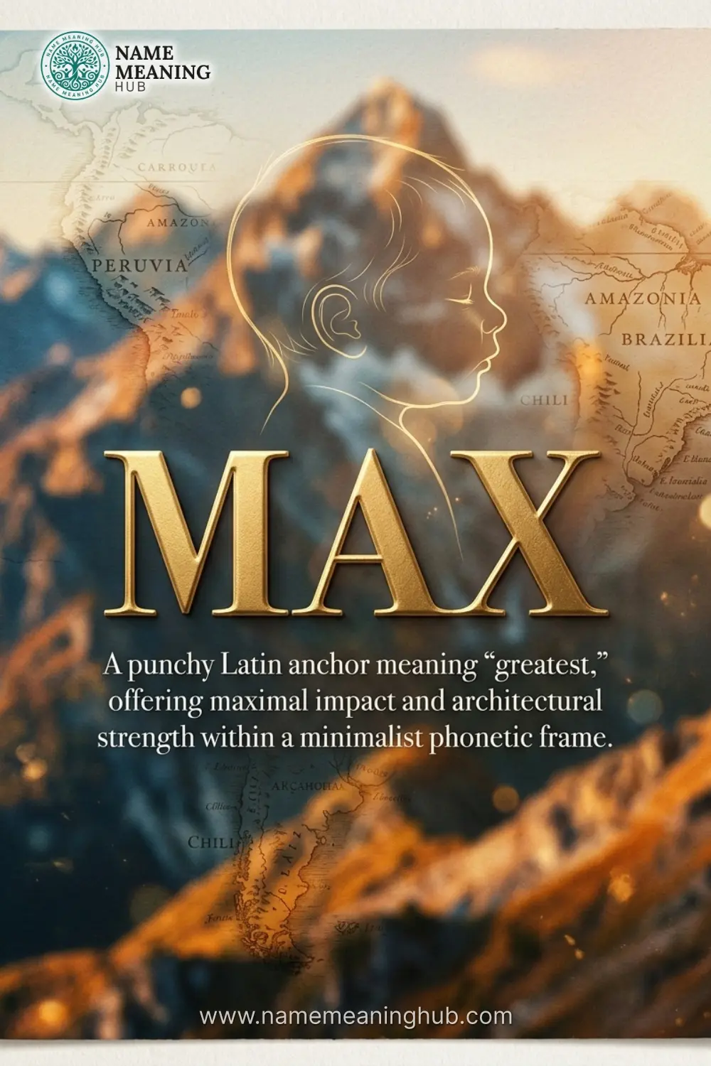 Meaning of the name Max: A punchy Latin anchor meaning "greatest," offering maximal impact and architectural strength within a minimalist phonetic frame.