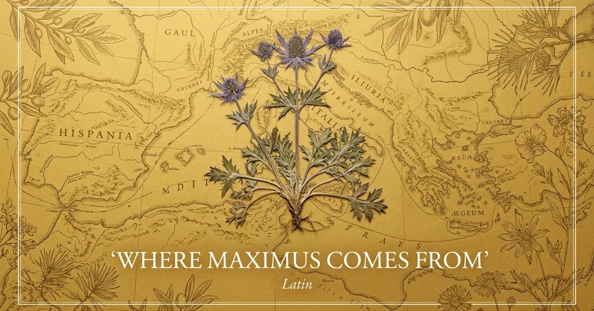 The name Maximus comes from: Latin