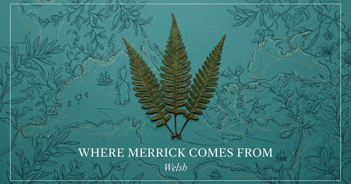 The name Merrick comes from: Welsh