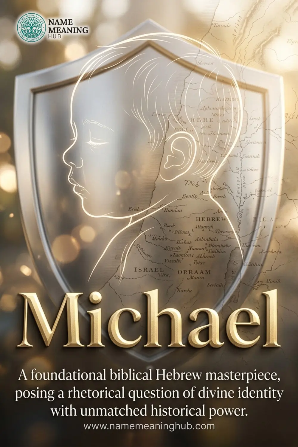 Meaning of the name Michael: A foundational biblical Hebrew masterpiece, posing a rhetorical question of divine identity with unmatched historical power.