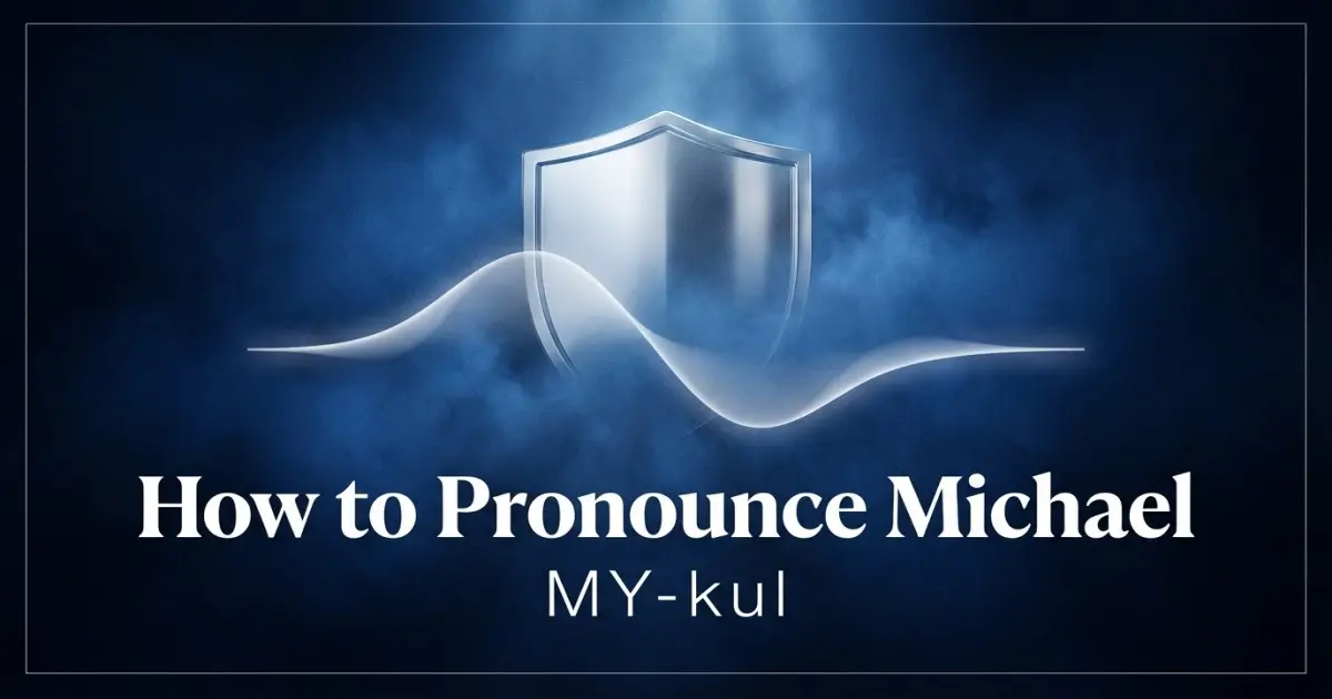 How to pronounce Michael
