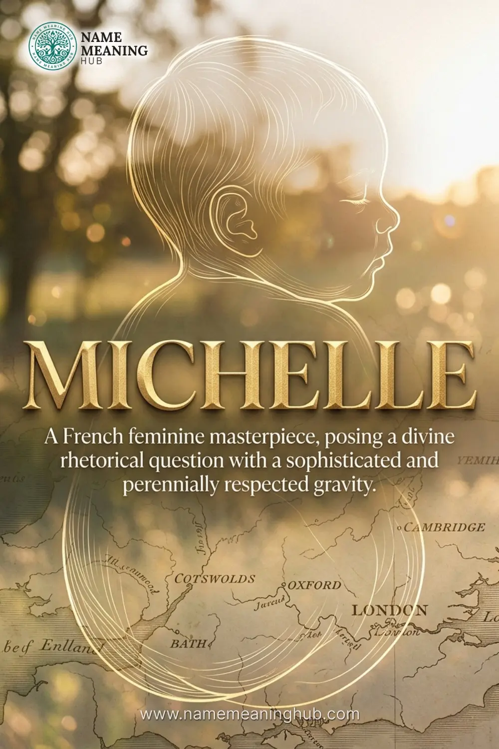 Meaning of the name Michelle: A French feminine masterpiece, posing a divine rhetorical question with a sophisticated and perennially respected gravity.
