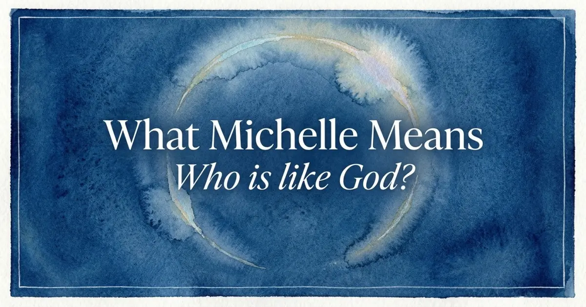 Michelle name meaning Who is like God?