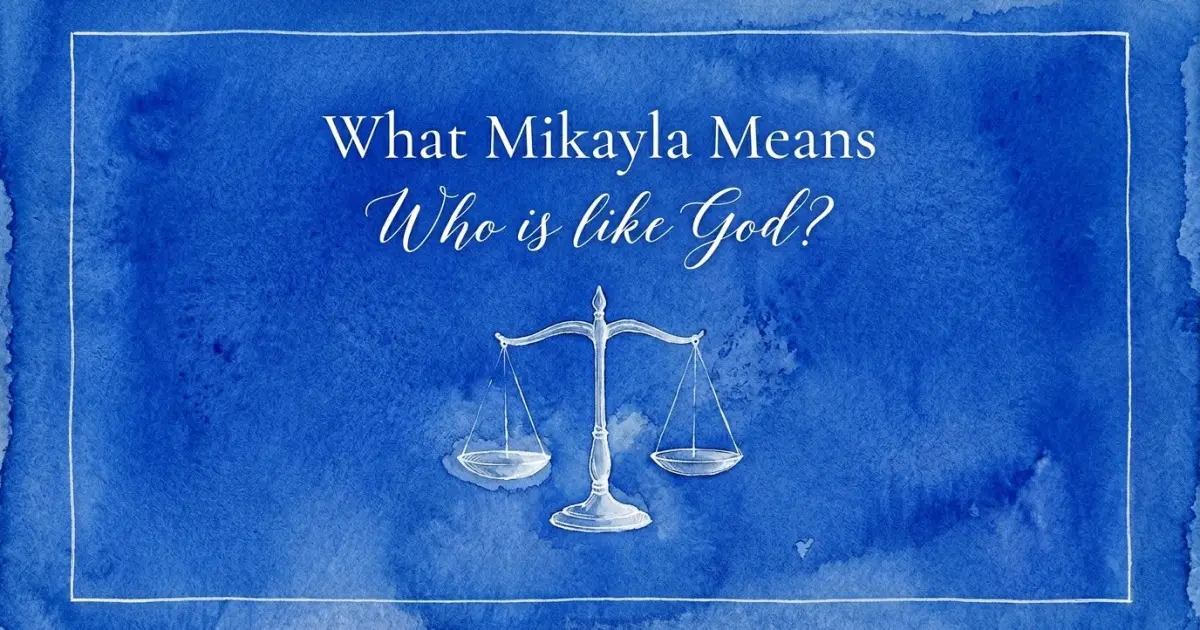 Mikayla name meaning Who is like God?