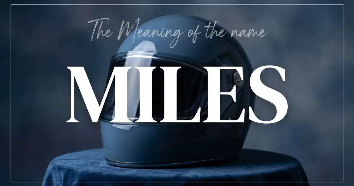 Miles name meaning