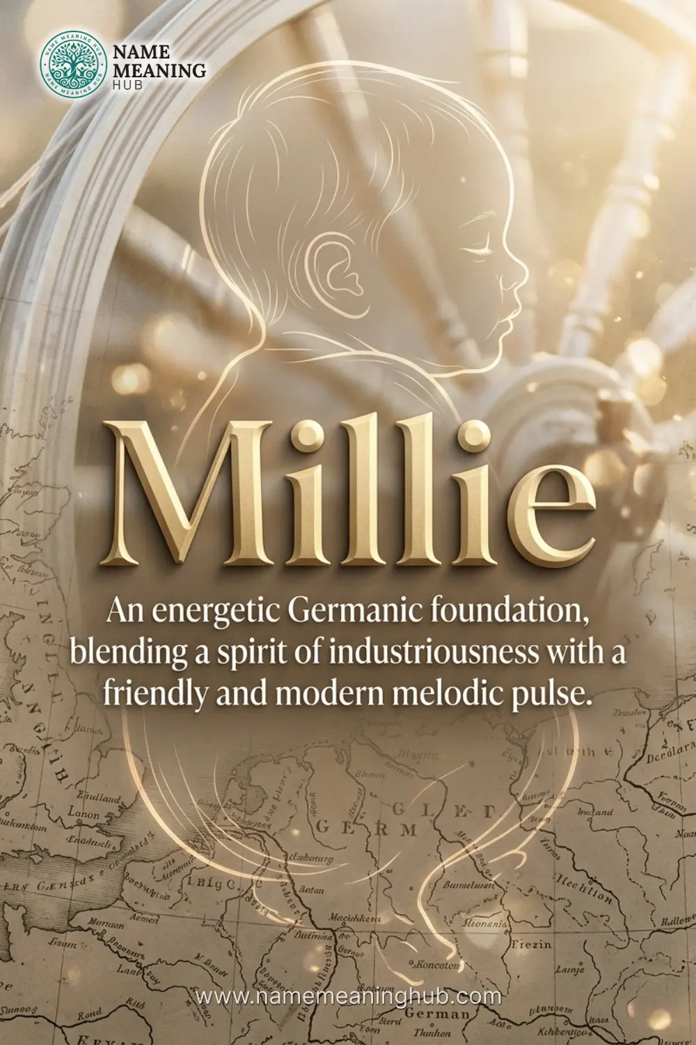 Meaning of the name Millie: An energetic Germanic foundation, blending a spirit of industriousness with a friendly and modern melodic pulse.