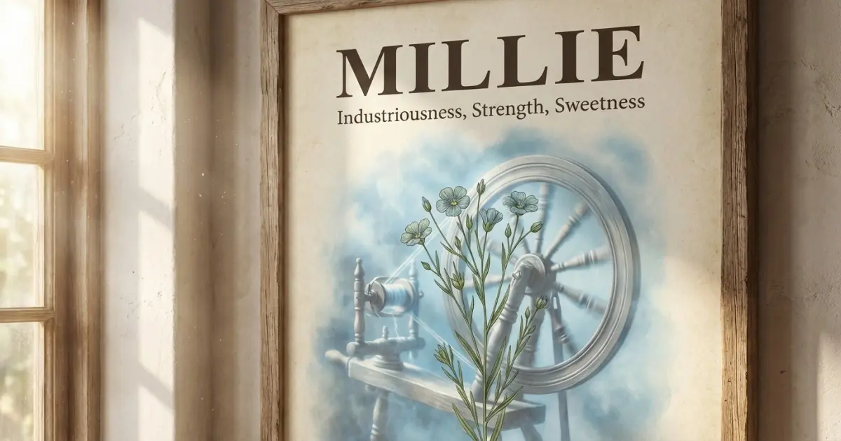 Millie meaning themes: industriousness, strength, sweetness