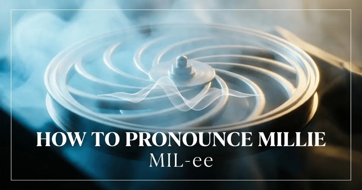 How to pronounce Millie