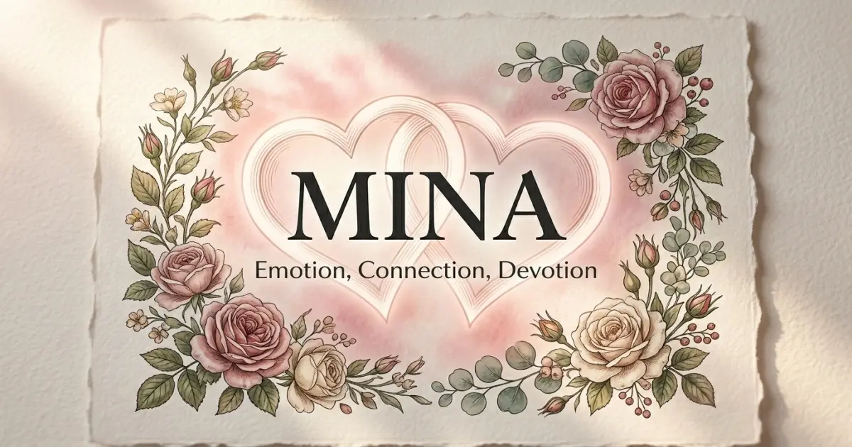 Mina meaning themes: emotion, connection, devotion