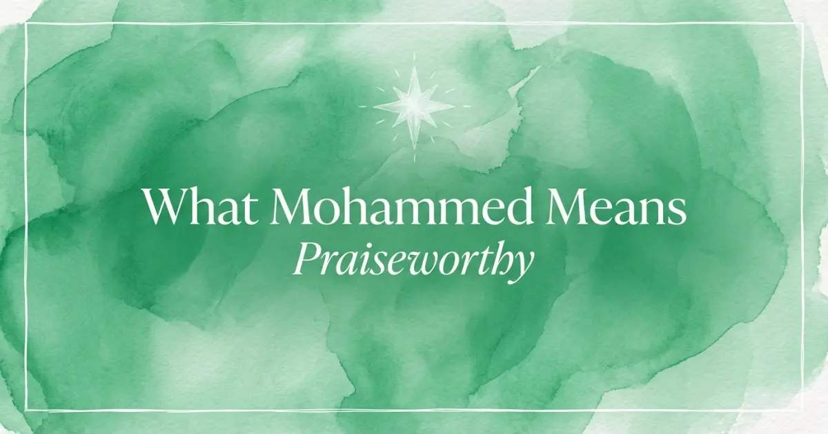 What Mohammed Means