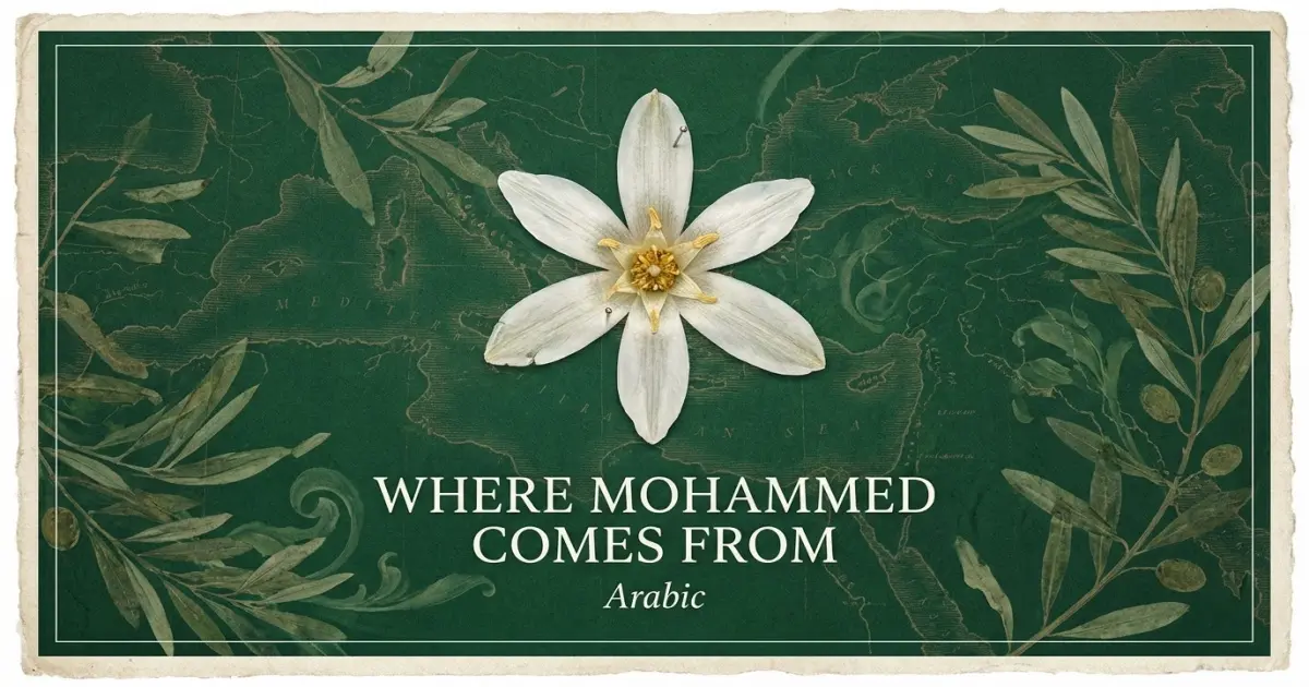 Where Mohammed Comes From