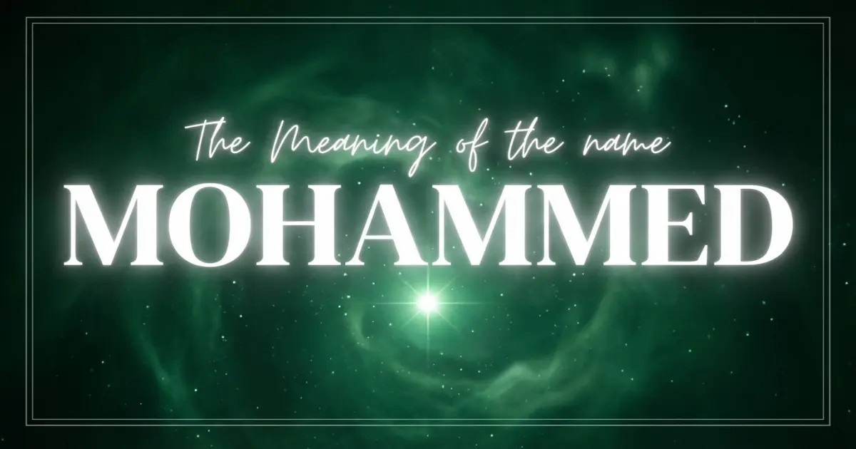 Mohammed name meaning