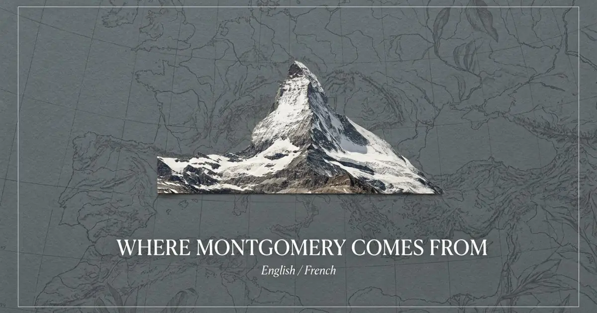 The name Montgomery comes from: English / French