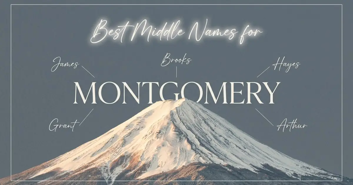 Best middle names for Montgomery