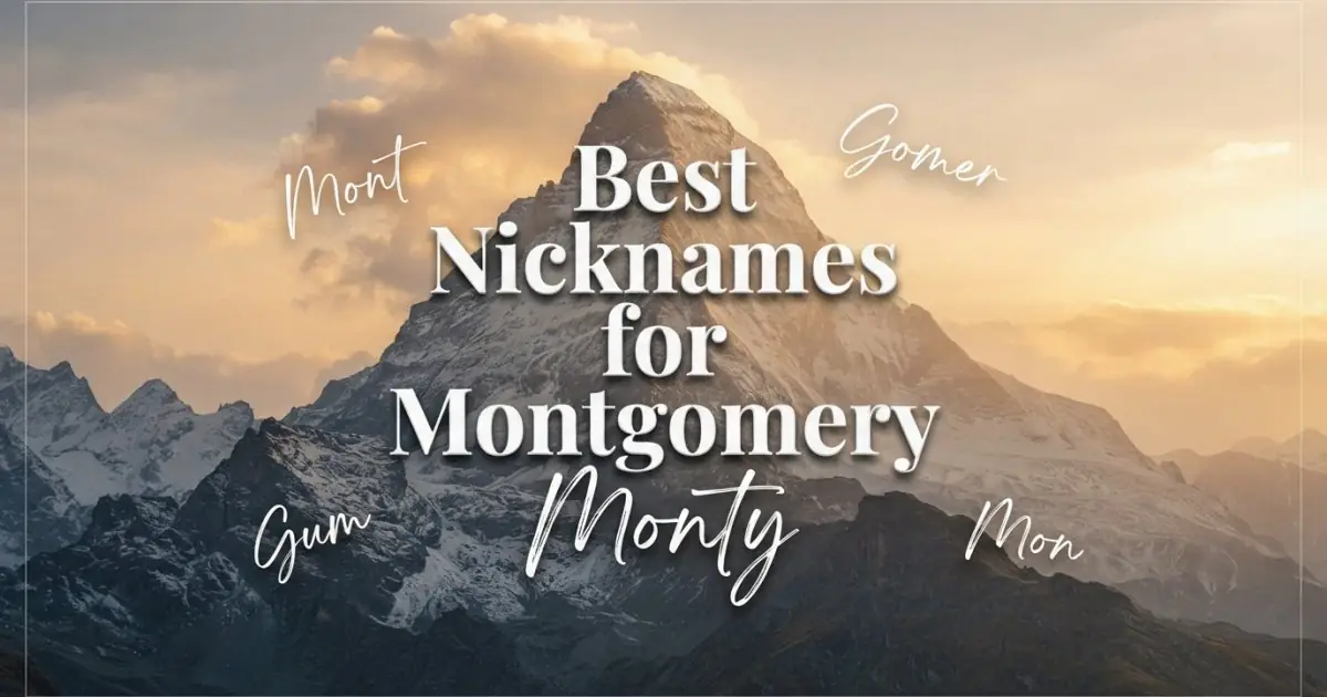 Nicknames for Montgomery