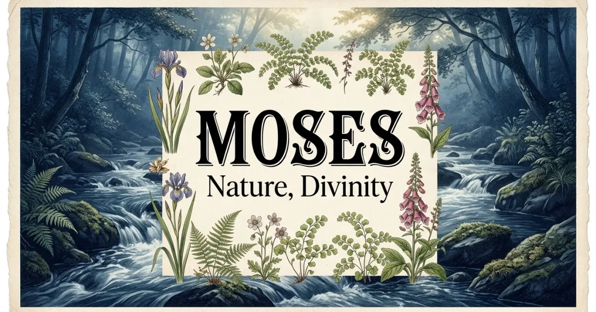 Moses meaning themes: nature, divinity