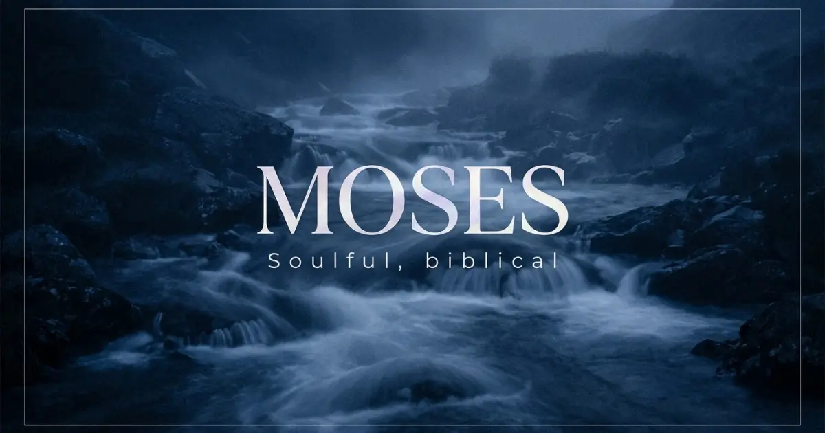 Moses name vibe: Soulful, biblical