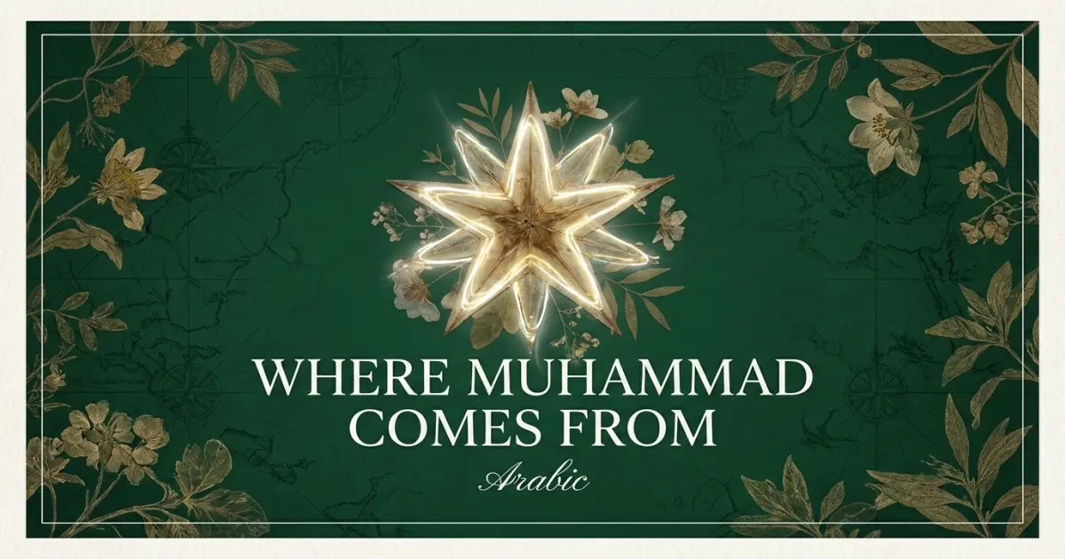 Where Muhammad Comes From