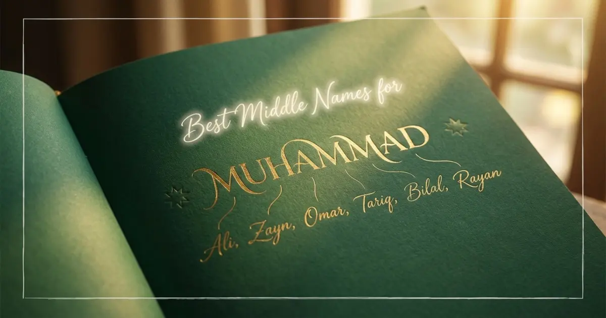 Best middle names for Muhammad
