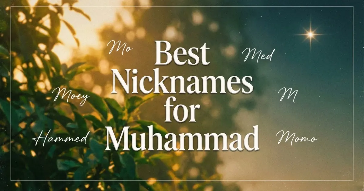 Nicknames for Muhammad
