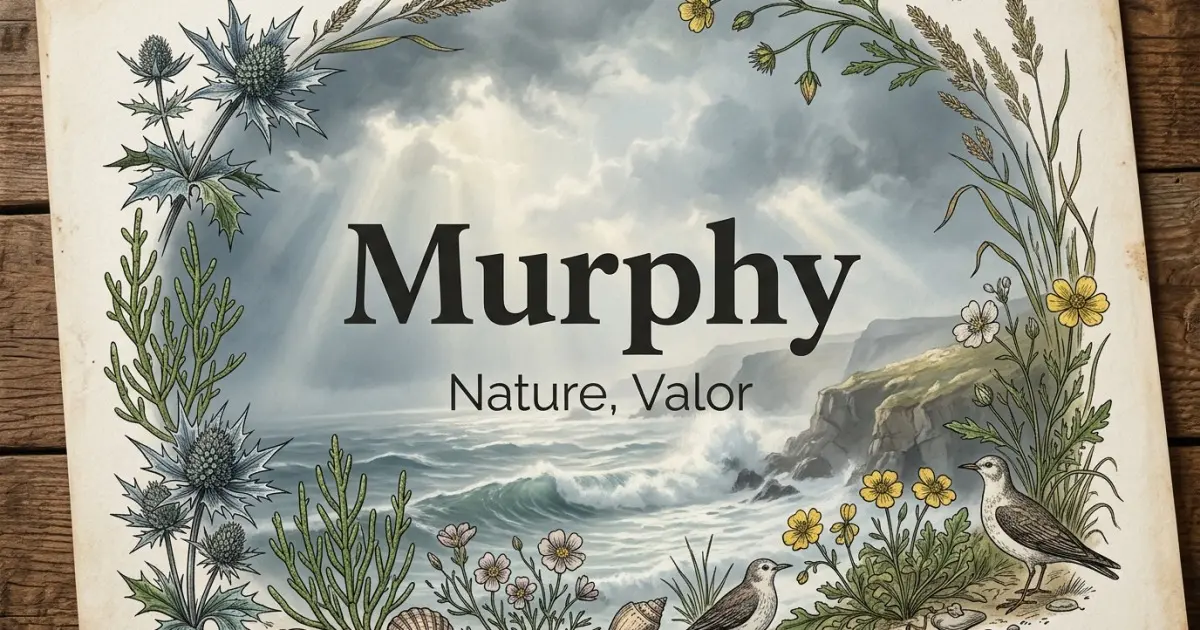 Murphy meaning themes: nature, valor