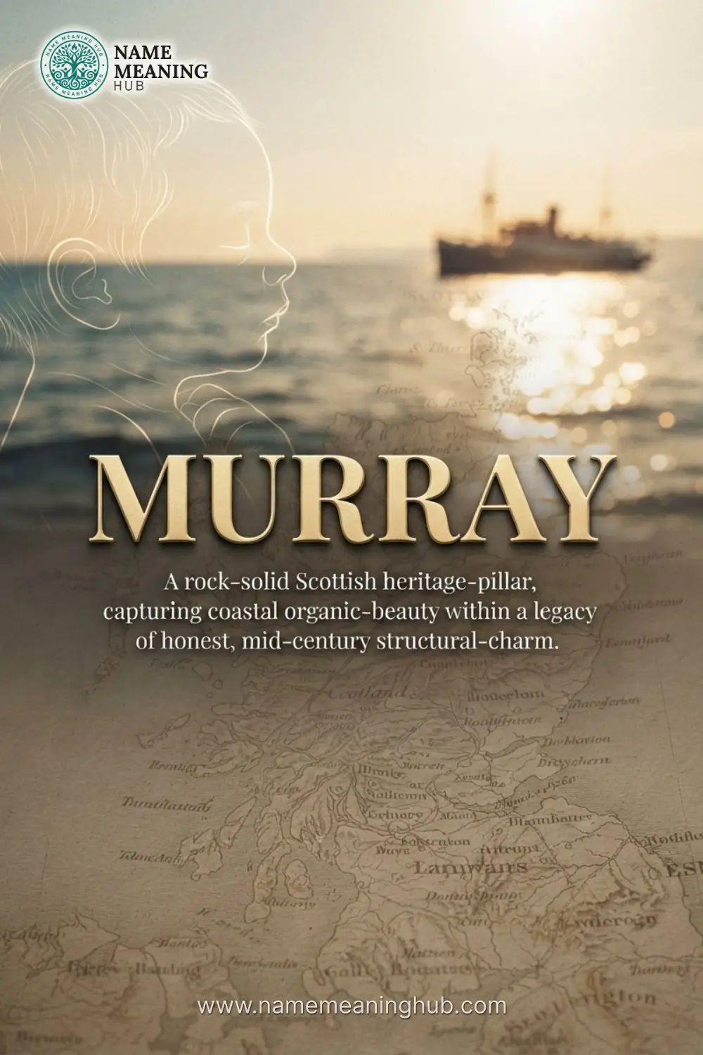 Meaning of the name Murray: A rock-solid Scottish heritage-pillar, capturing coastal organic-beauty within a legacy of honest, mid-century structural-charm.