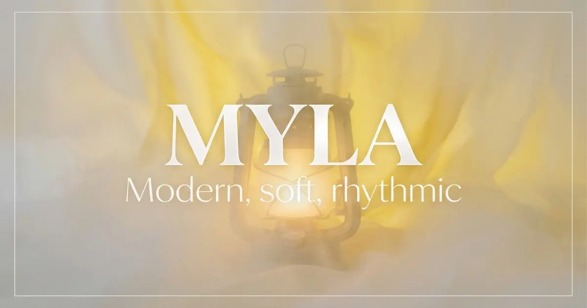 Myla name vibe: Modern, soft, rhythmic